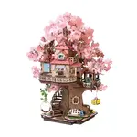 Hands Craft Sakura Tree House Wooden Puzzle