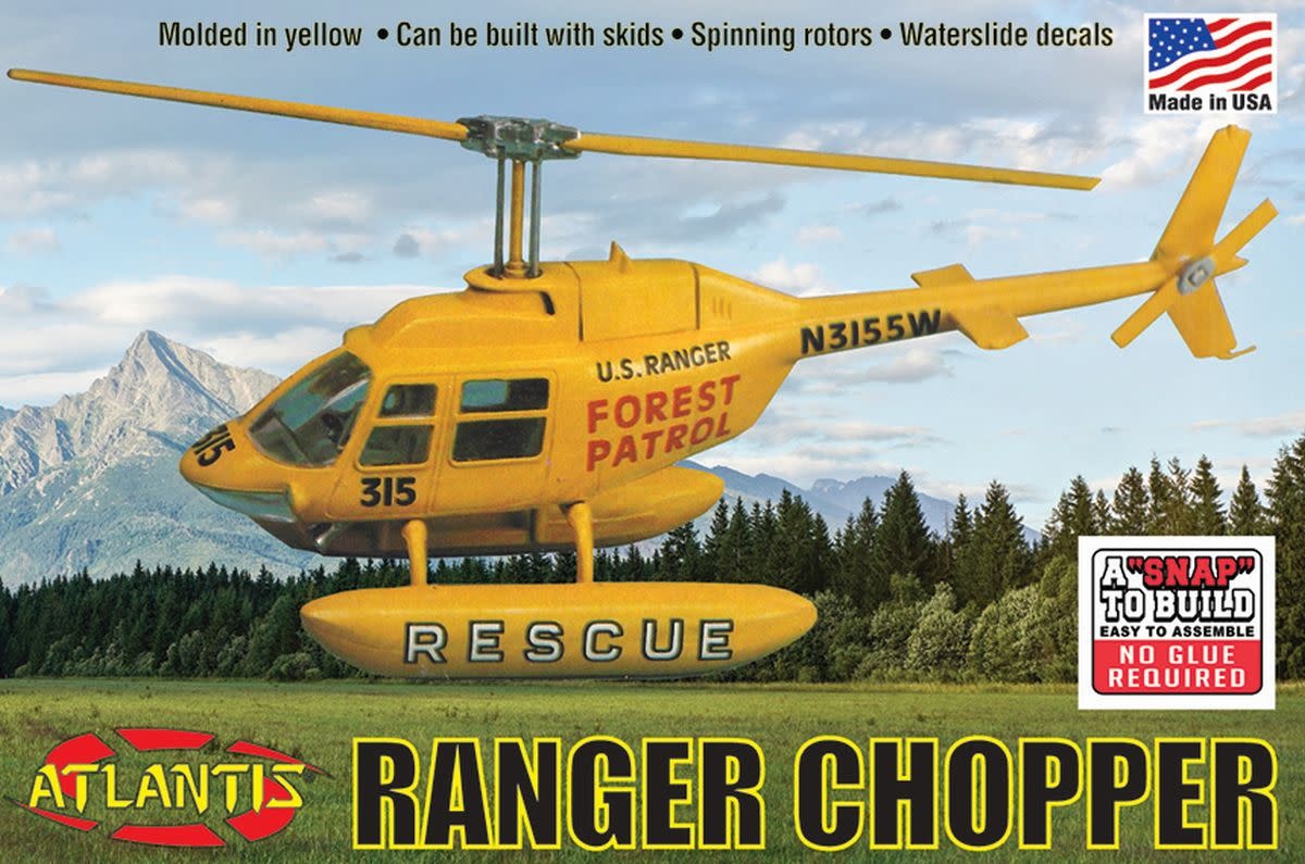 1025 Forest Patrol Rescue Helicopter Snap