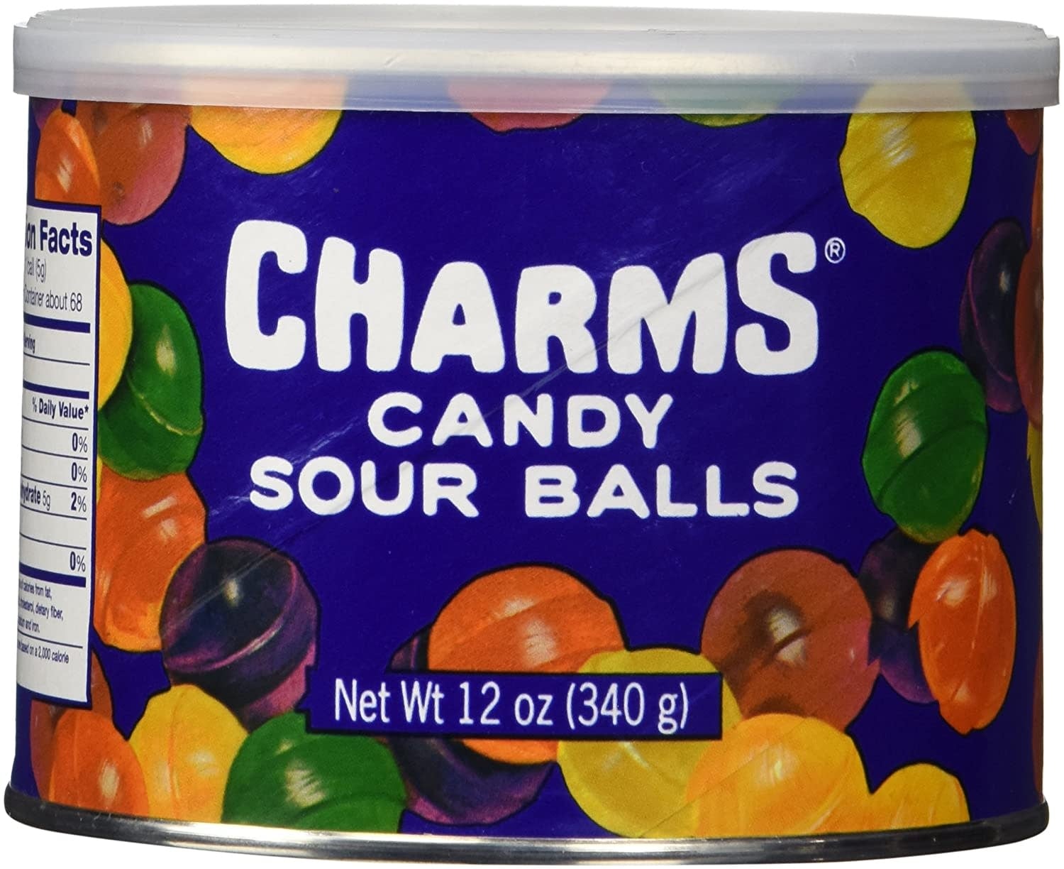1219 Charms Sour Balls Tin 12oz