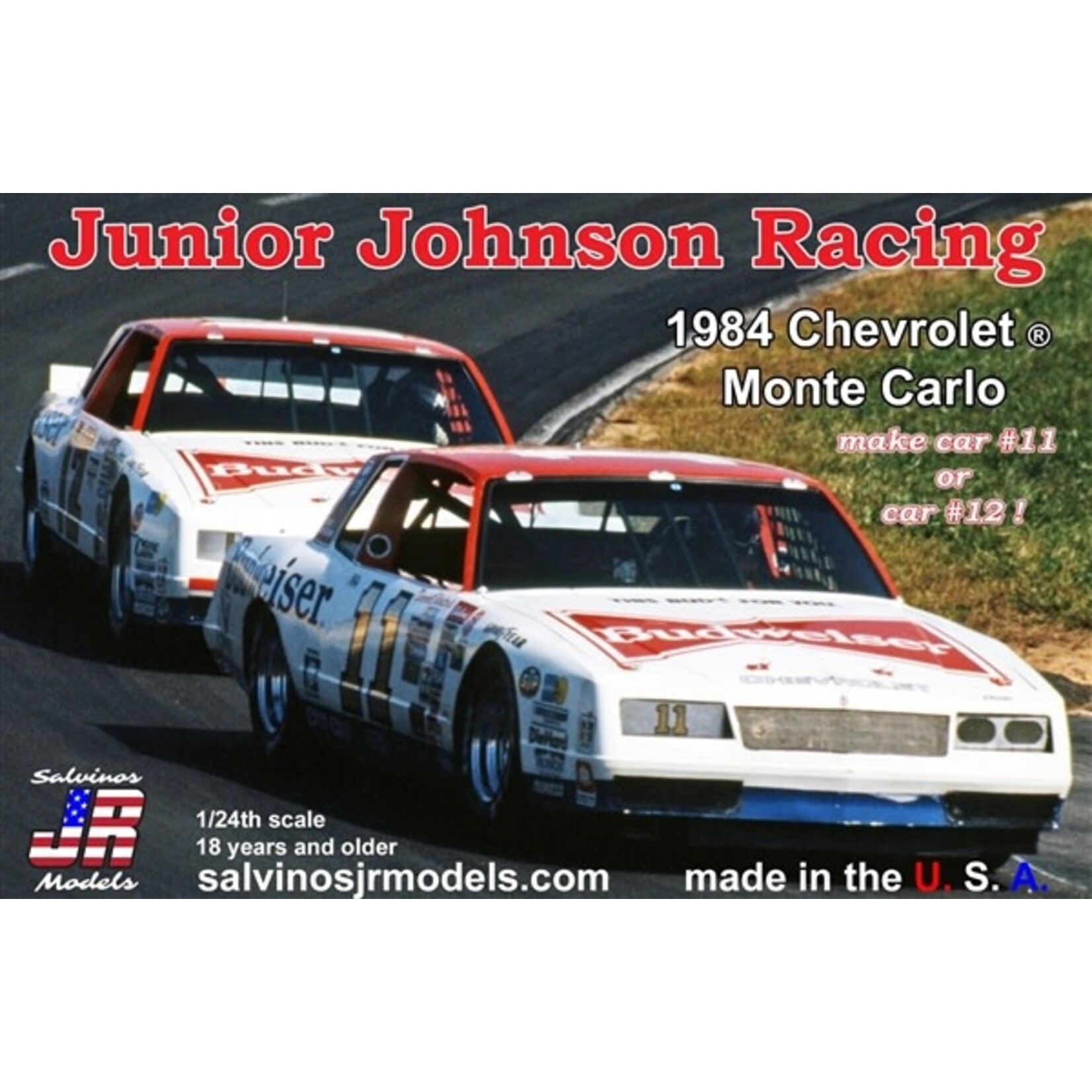 Salvinos 19842 1/24 Junior Johnson Racing 1984 Chev Monte Carlo