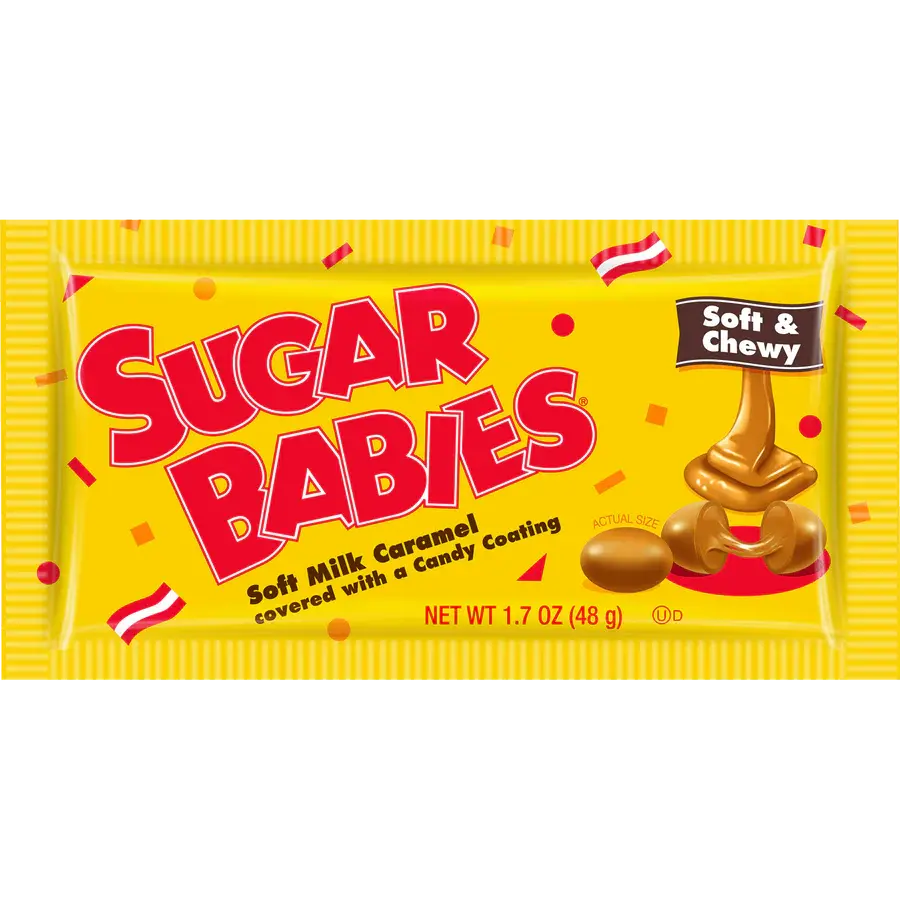 Sugar Babies Soft Milk Caramel 1.7oz Bag