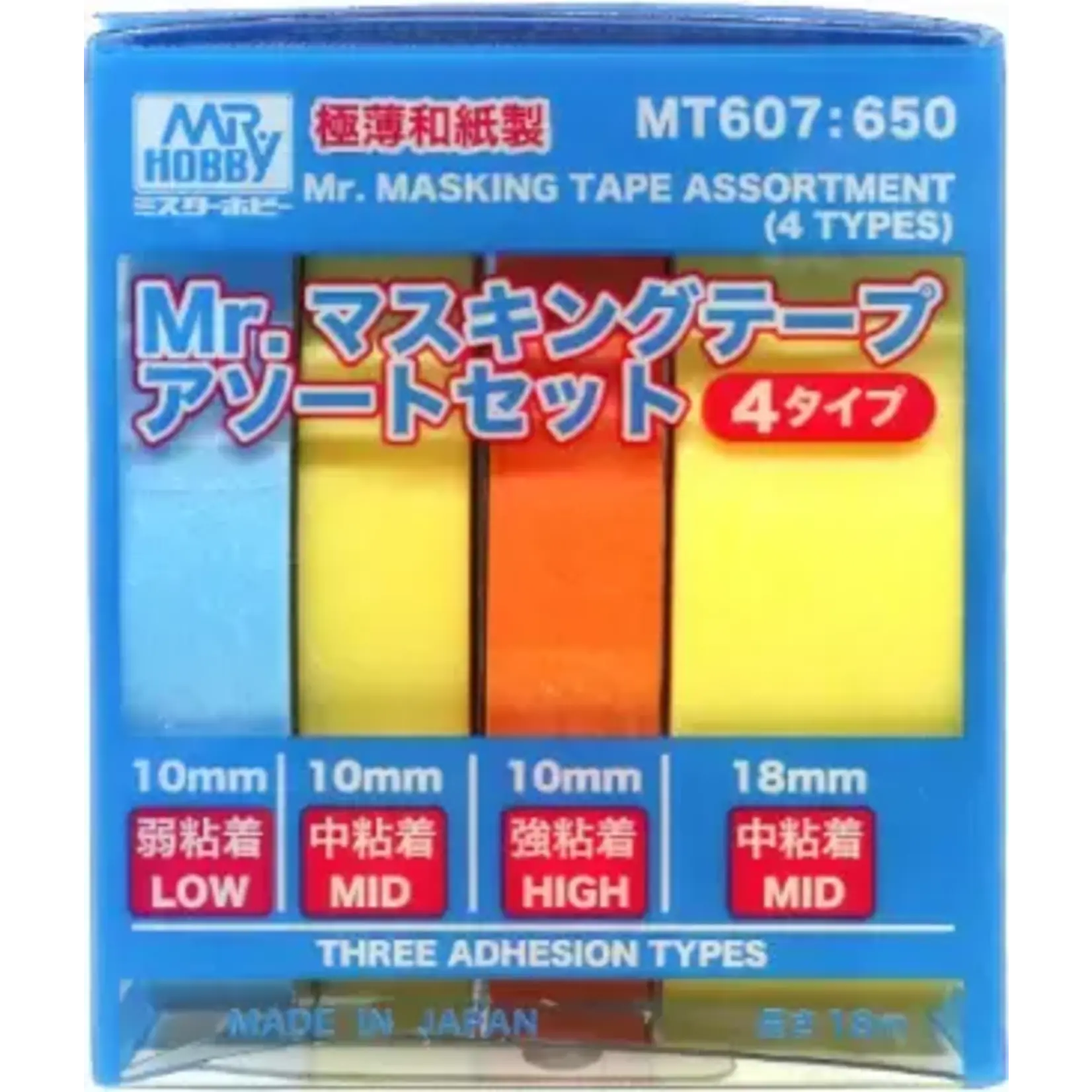 Mr Hobby Mr Masking Tape Assortment - 4 Types