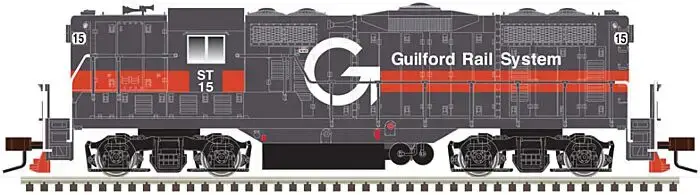 10003931 HO GP7 Silver Guiford Rail System ST 15