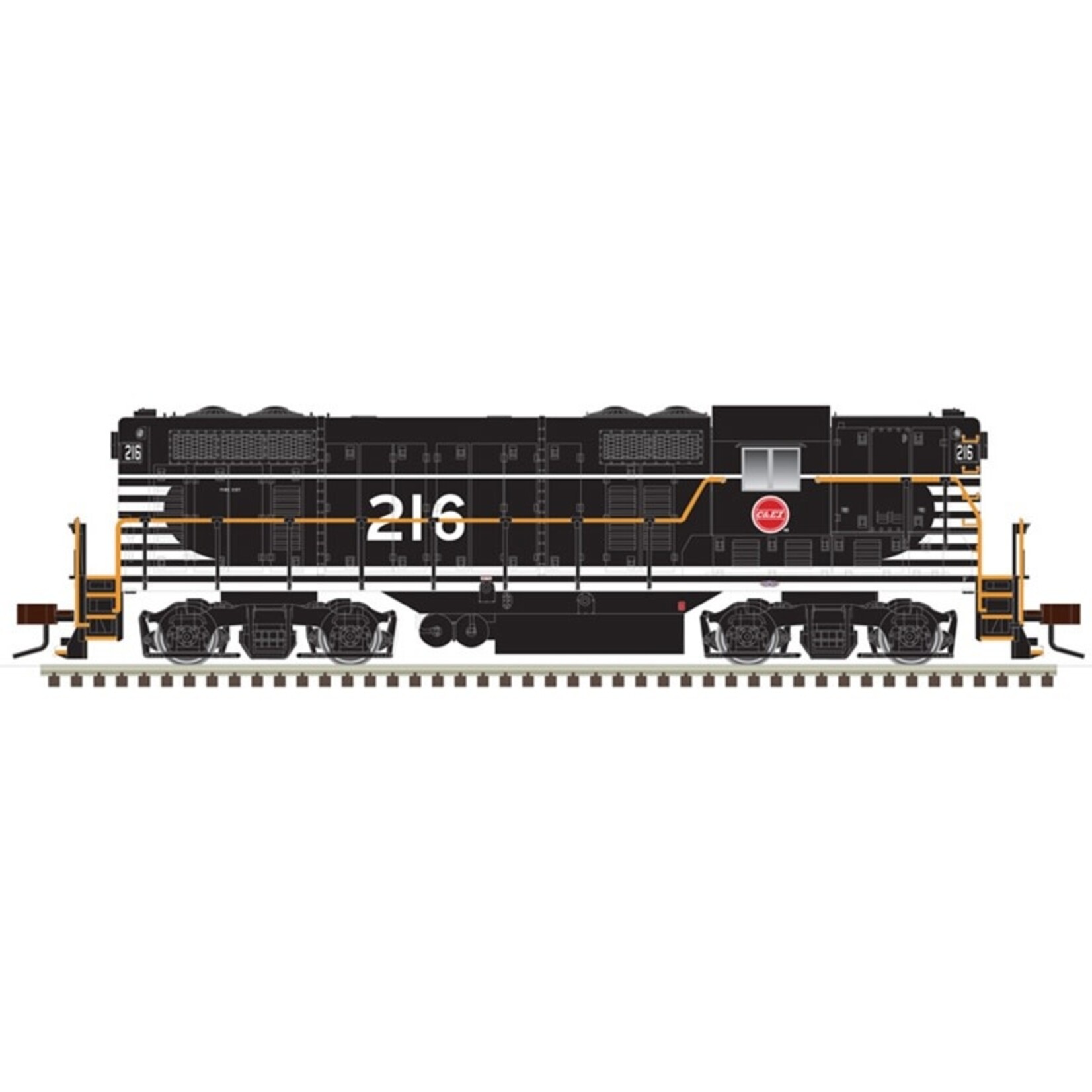 Atlas 10003936 HO GP7 Silver MissouriPacific C&EI Buzzsaw Patch 209