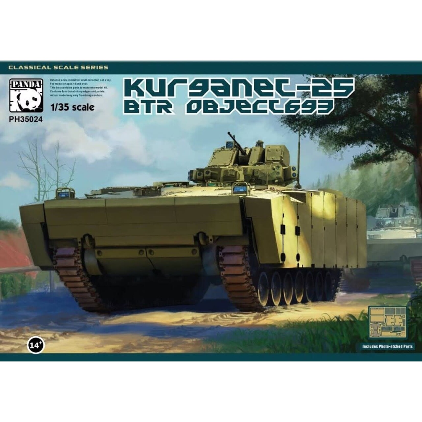 Panda 35024 1/35 Kurganet-25 BTR Object 693 Russian Infantry Fighting Vehicle