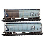 Micro Trains Line 98305100 N First Union ex-RI Weathered - 2 Pack
