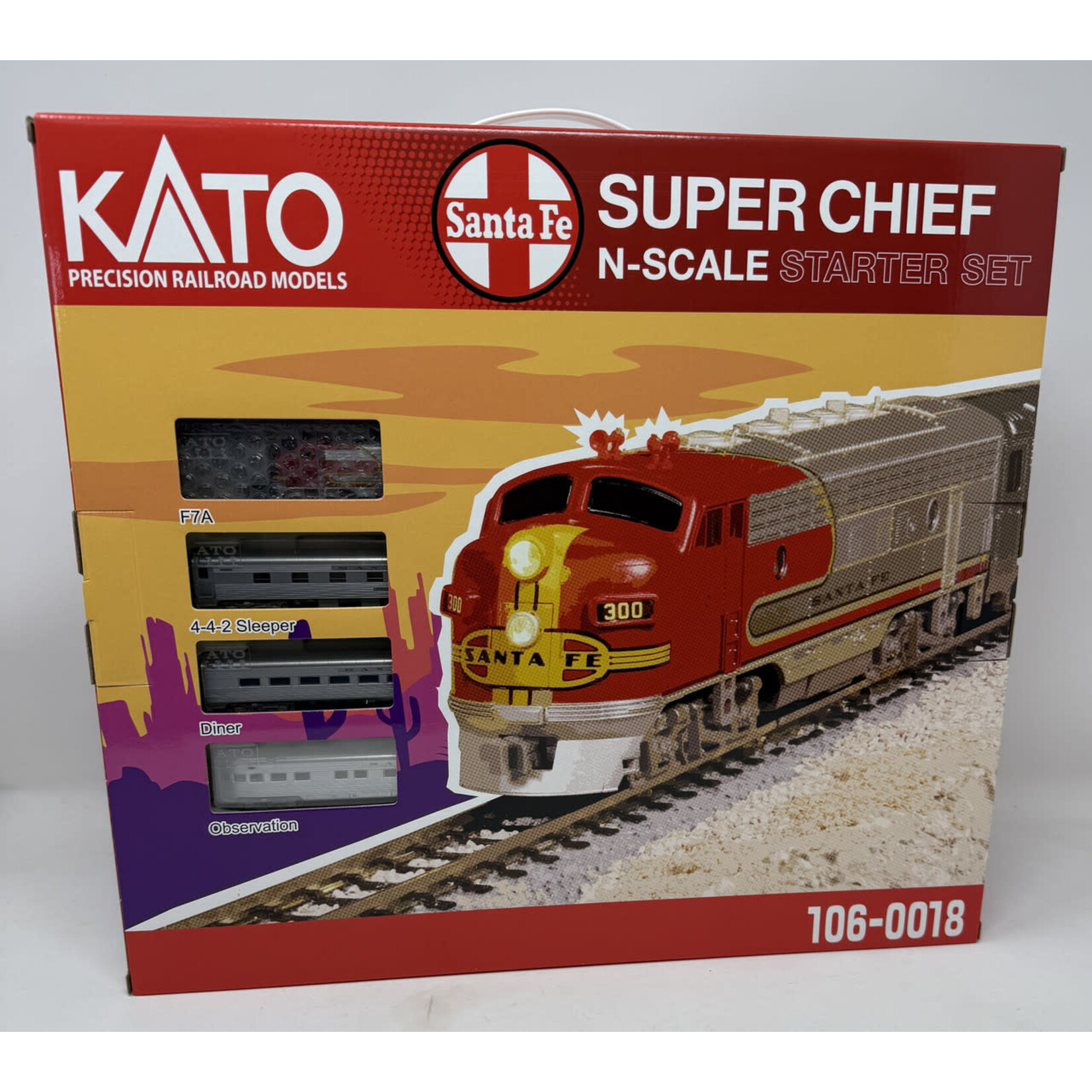 Kato 1060018 N Sante Fe Super Chief Starter Set