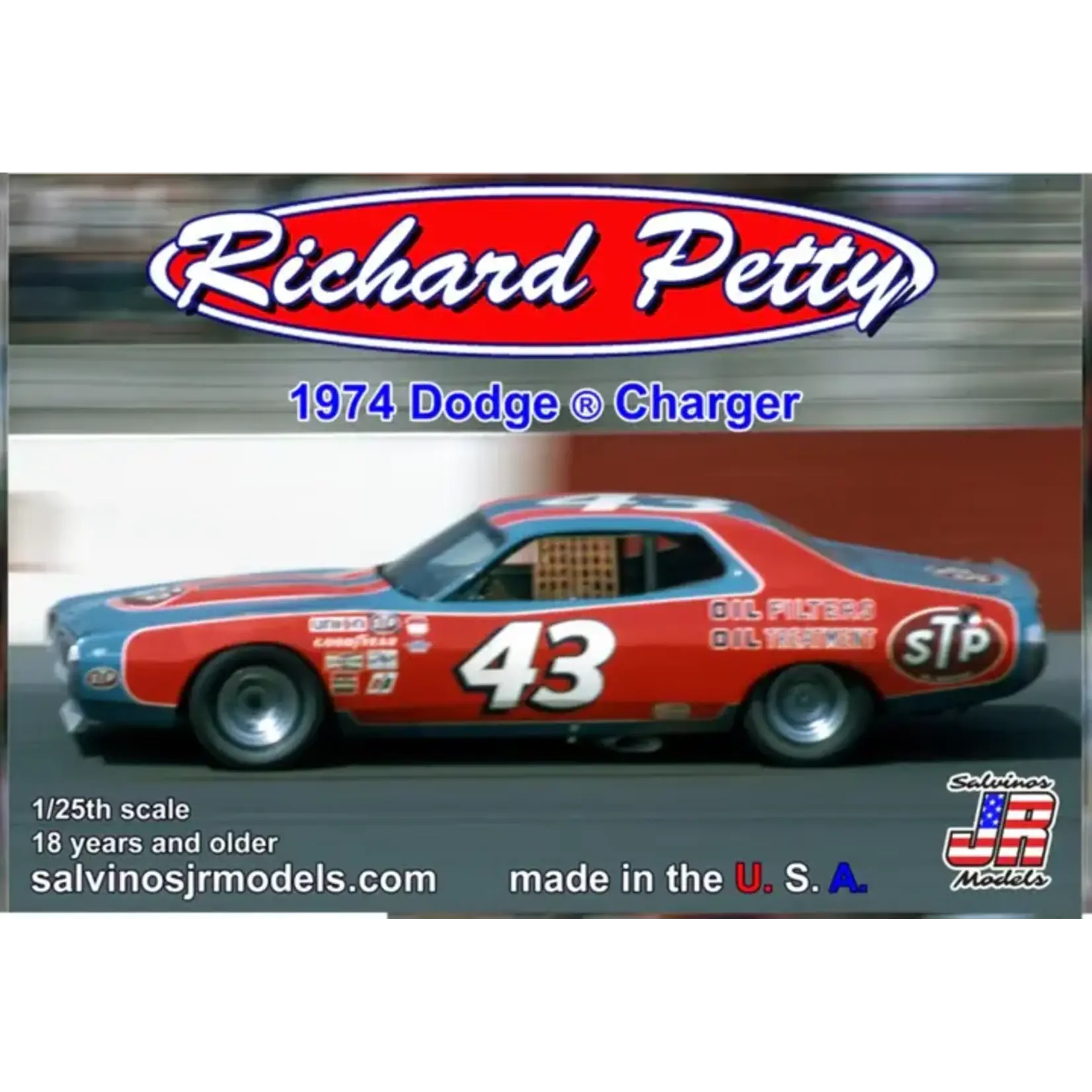 Salvinos 19741 1/25 Richard Petty #43  1974 Dodge Charger