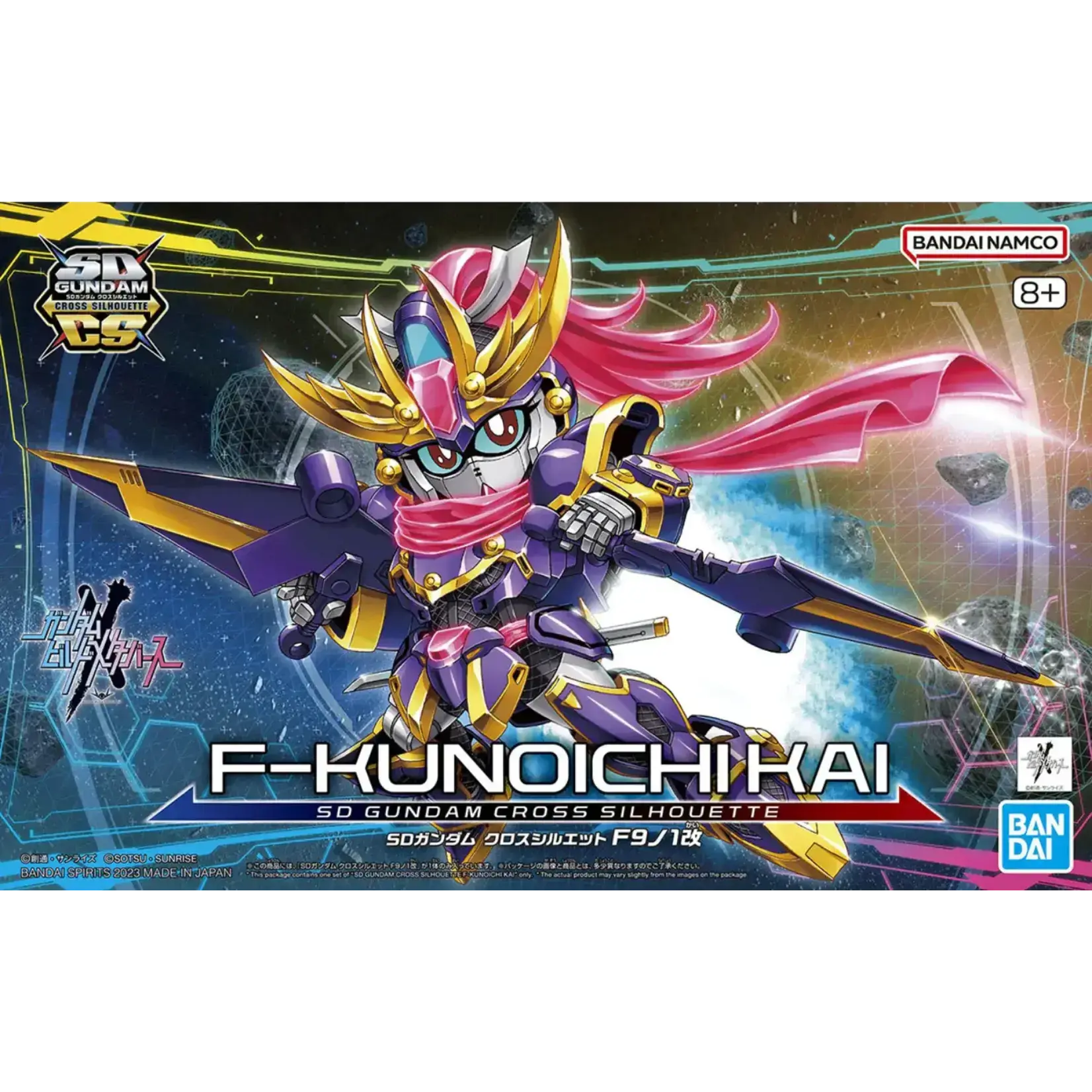 Bandai 2673911 SDCS #03 F-Kunoichi Kai Gundam Build Metaverse