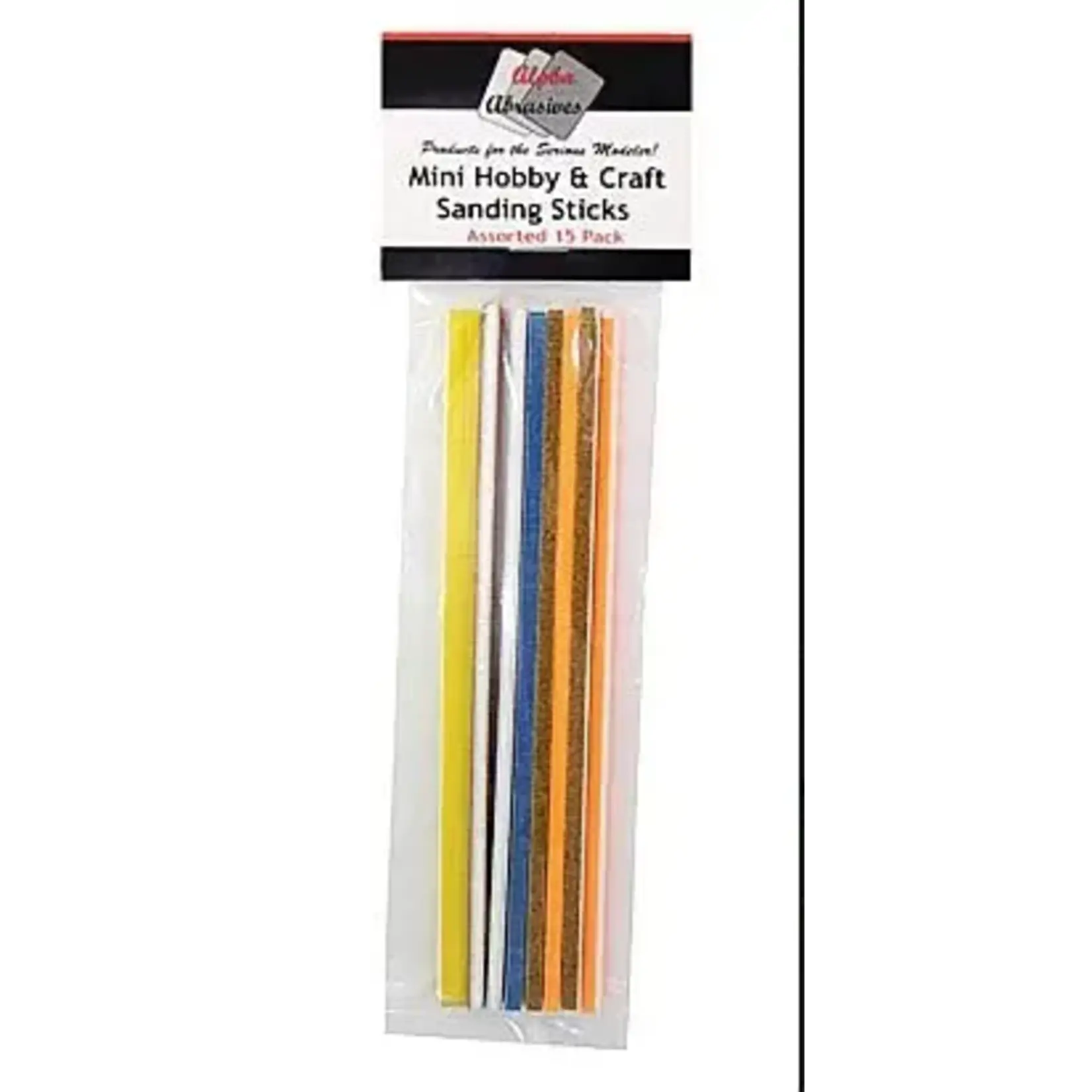 Alpha Abrasives 101 Mini Hobby and Craft Sanding Sticks