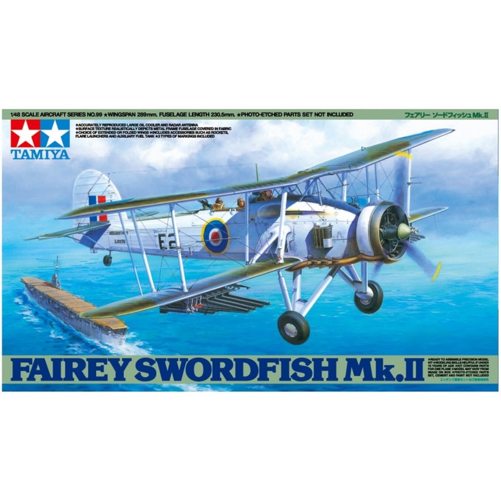 Tamiya 61099 1/48 Fairey Swordfish MkII 1/48