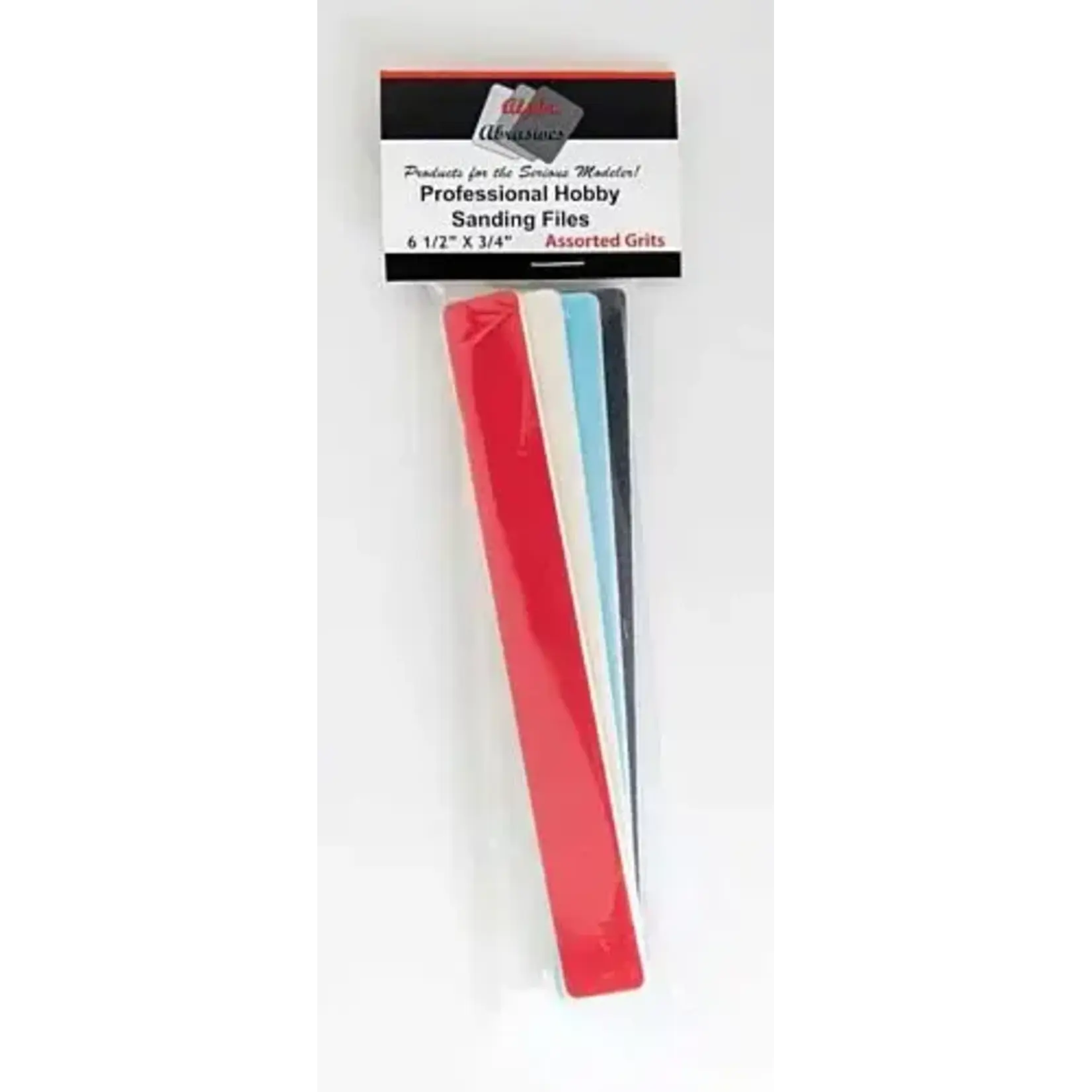 Alpha Abrasives 317 3/4" Sanding File - 4 Pack