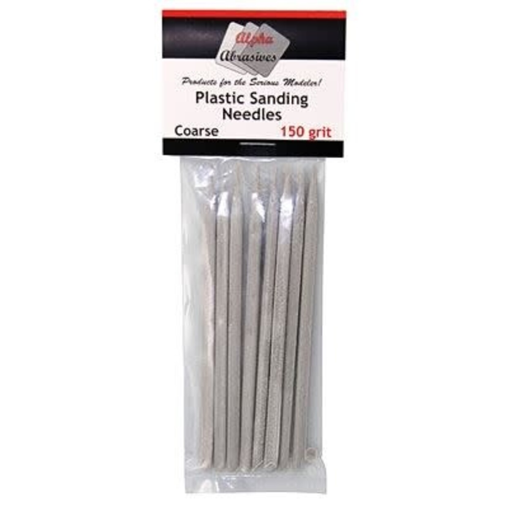 Alpha Abrasives 401 Plastic Sanding Needles - Coarse 150 Grit 8 Pack