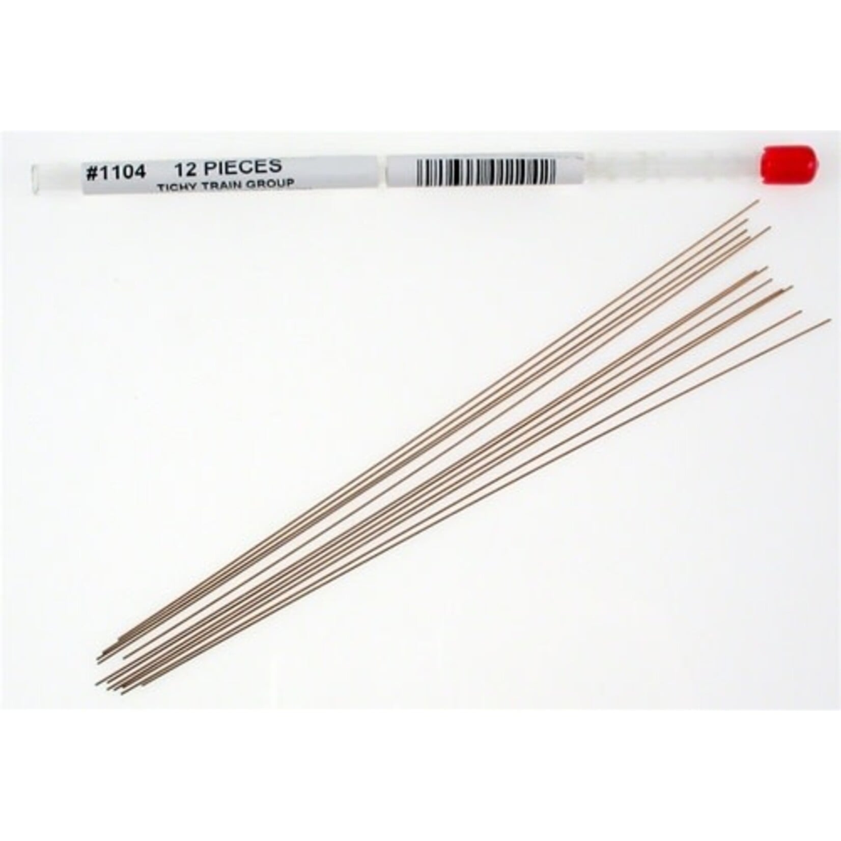 Tichy 1104 Phosphor Bronze Wire 8"L .025" Dia - 12