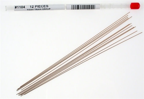 1104 Phosphor Bronze Wire 8"L .025" Dia - 12