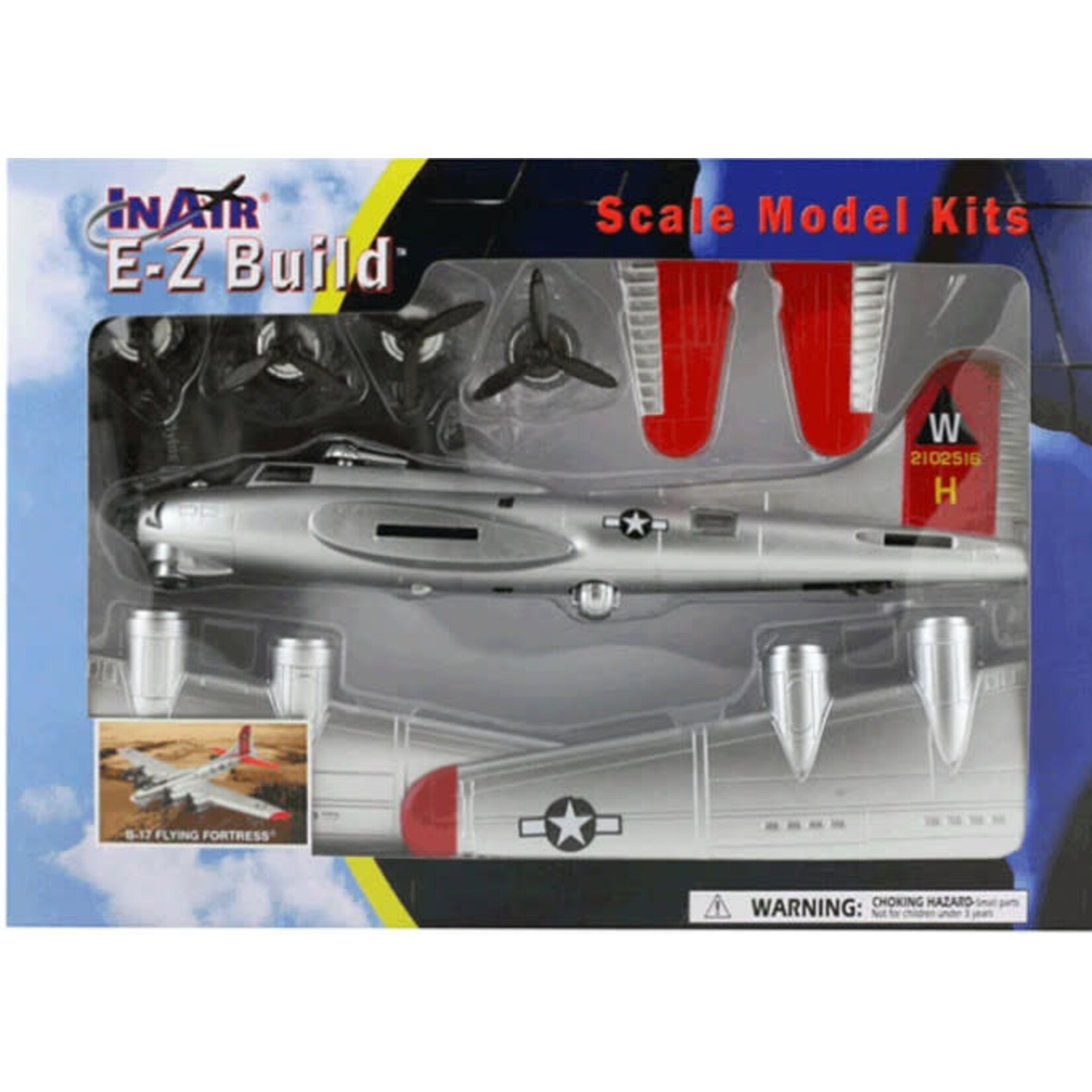 WOW Toyz B-17 Silver EZ Build