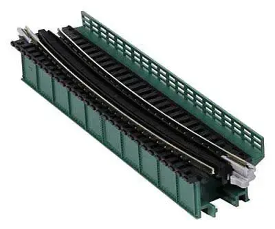 20471 N 19 Curved Deck Girder Bridge Green 15 Degree
