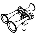 Athearn 2023 HO Horn Leslie RSL-3L-R Low Profile (3)