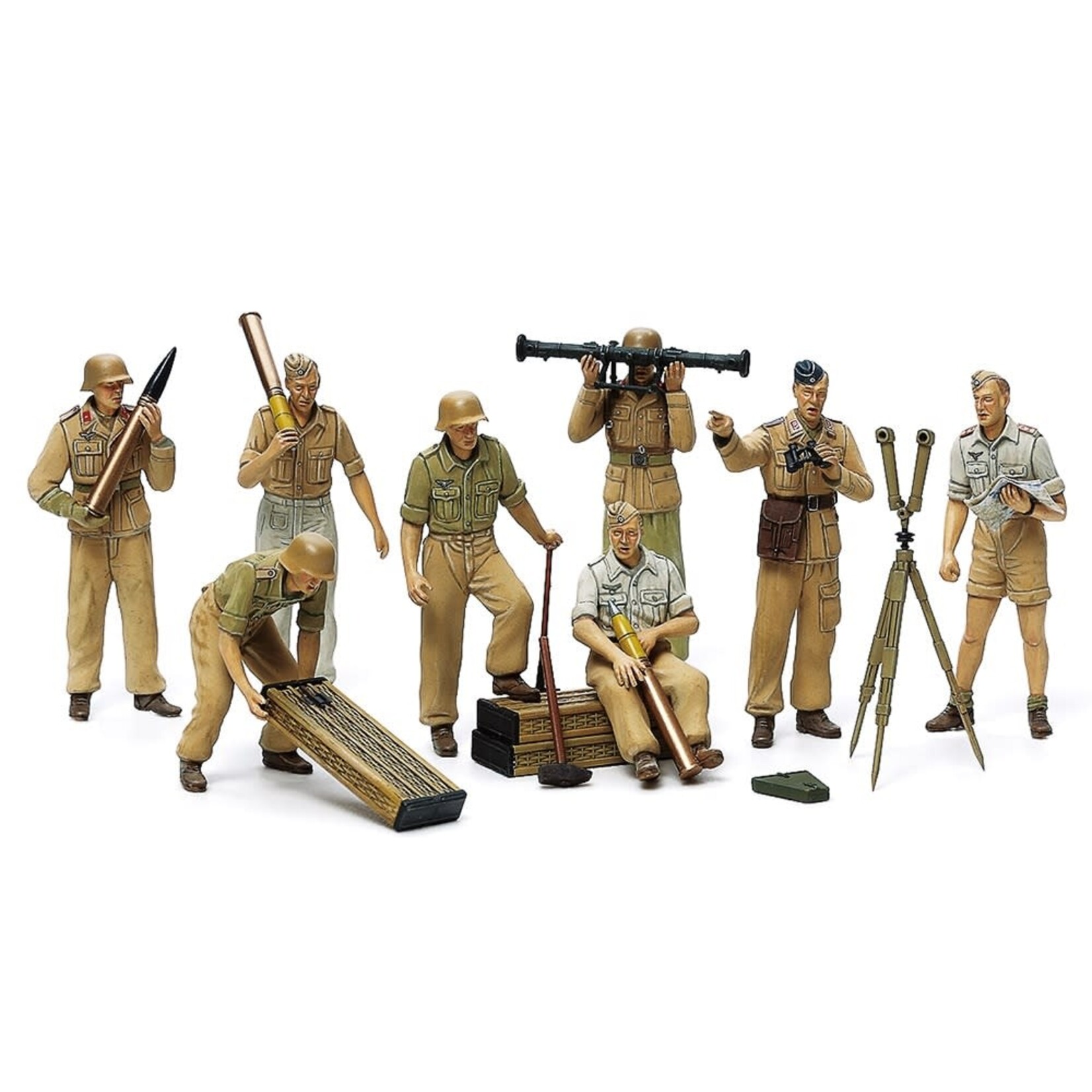 Tamiya 35343 1/35 German Artillery Crew Afr cor Luftwaffe