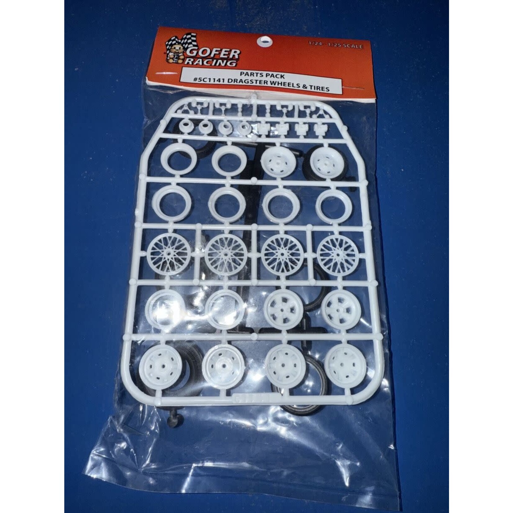 Gofer Racing 5C1141 1/24 Dragster Wheels and Tires