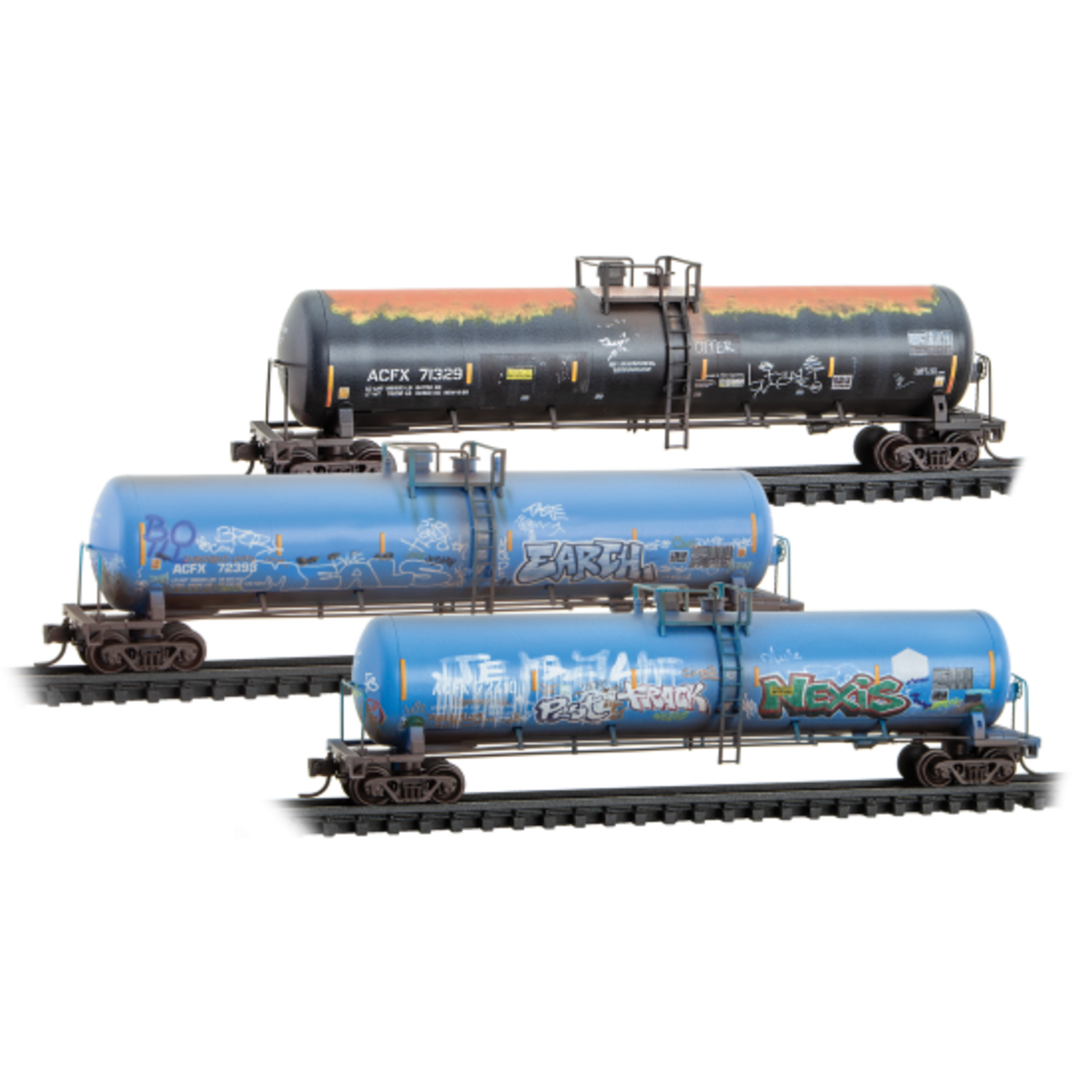 Micro Trains Line 98305101 N First Union Rail Weathered 3 Pack