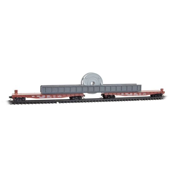 98302282 N PRR Flat Car w/ Impeller