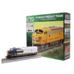 Kato 1060051 N F7 Freight Train Starter Set Sante Fe