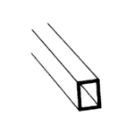 Plastruct 90633 3/8" x 1/4" Polystyrene Rectangular Tubing 15" Length (5 per pack)