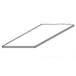 Plastruct 90641 .020 x1-1/4" White Polystyrene Strip 24" Length (5 per pack)