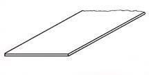 90641 .020 x1-1/4" White Polystyrene Strip 24" Length (5 per pack)