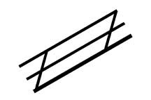 90692 1:87 HO gauge Polystyrene Stair Rail White (2 per pack)