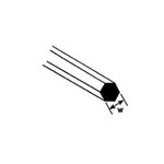 Plastruct 90876 .100" Polystyrene Hexagon Rod 10" Length (5 per pack)