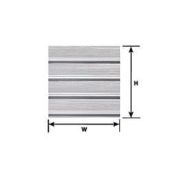 91513 1:24 G gauge Beige Ribbed Roof/Corrugated 12"x 7" (2 per pack)