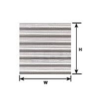 91520 1:32 #1 size White Corrugated Siding 11" x 7" (2 per pack)