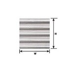 Plastruct 91521 1:24 G gauge White Corrugated Siding 11 x 7" (2 per pack)