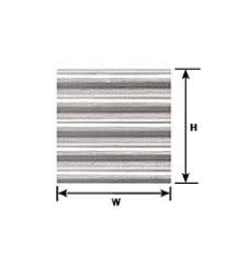 91521 1:24 G gauge White Corrugated Siding 11 x 7" (2 per pack)