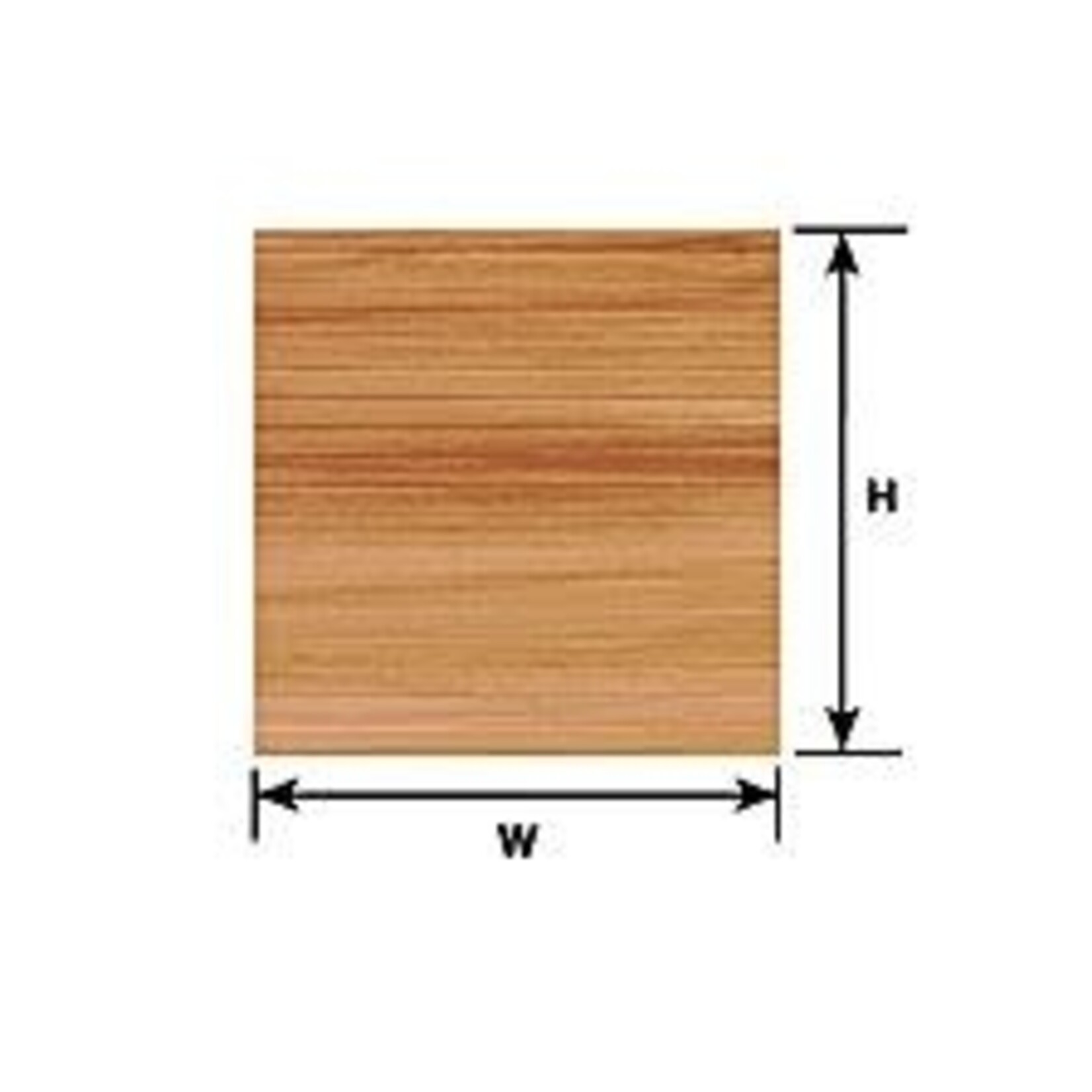 Plastruct 91531 .078" Beige Wood Planking Sheet 12" x 7" (2 per pack)