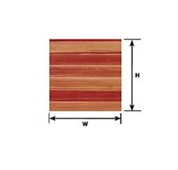 91533 1/4" White Wood Planking Sheet 12" x 7" (2 per pack)