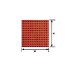 Plastruct 91539 1/8" White Square Tile Sheet 12" x 7" (2 per pack)