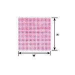 Plastruct 91540 .050" White Square Tile Sheet 12 x 7" (2 per pack)