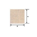 Plastruct 91543 5/64" White Square Tile Sheet 12 x 7" (2 per pack)