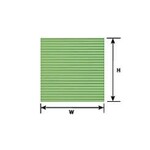 Plastruct 91550 1/16" White Clapboard Siding Sheet 12" x 7" (2 per pack)