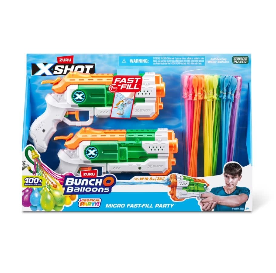 Bunch O Balloons Micro Fast Fill Party White Water Blasters