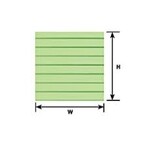 Plastruct 91552 3/16" White Clapboard Siding Sheet 12" x 7" (2 per pack)