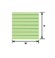91552 3/16" White Clapboard Siding Sheet 12" x 7" (2 per pack)