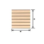 Plastruct 91554 1/4" White Clapboard Siding Sheet 11" x 7" (2 per pack)