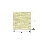 Plastruct 91561 1:87 HO gauge Beige Random Coursed Stone Sheet 12" x 7" (2 per pack)