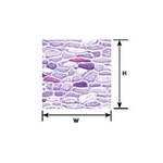 Plastruct 91565 1:48 O gauge Gray Field Stone Sheet 12" x 7" (2 per pack)