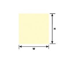 91572 No Scale White Smooth Stucco Sheet 12" x 7" (2 per pack)