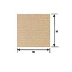 Plastruct 91573 No Scale White Coarse Stucco Sheet 12" x 7" (2 per pack)